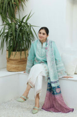 Zara Shahjahan - 3PC Dhanak Embroidered ZF29