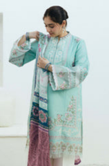 Zara Shahjahan - 3PC Dhanak Embroidered ZF29