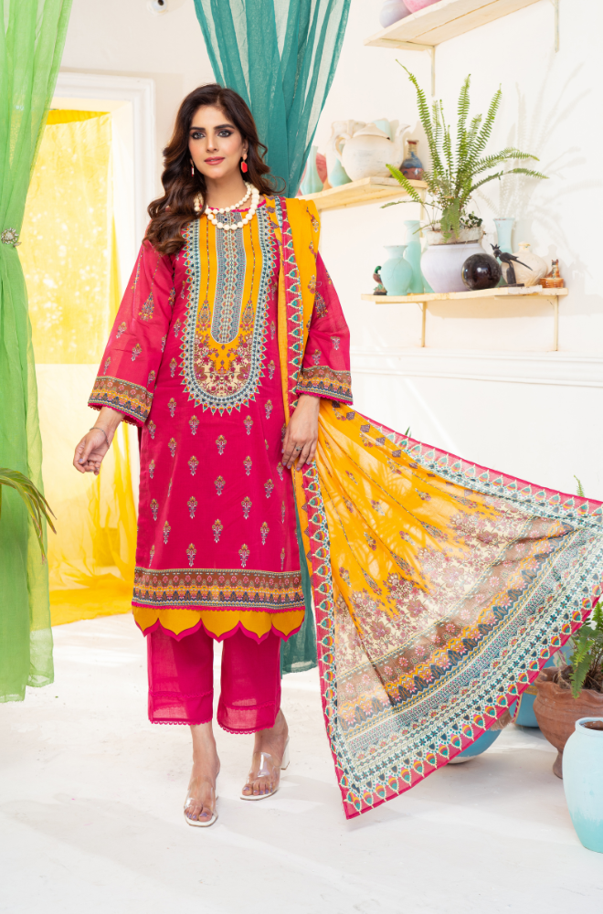 Kashish - Digital Printed Lawn ZF80