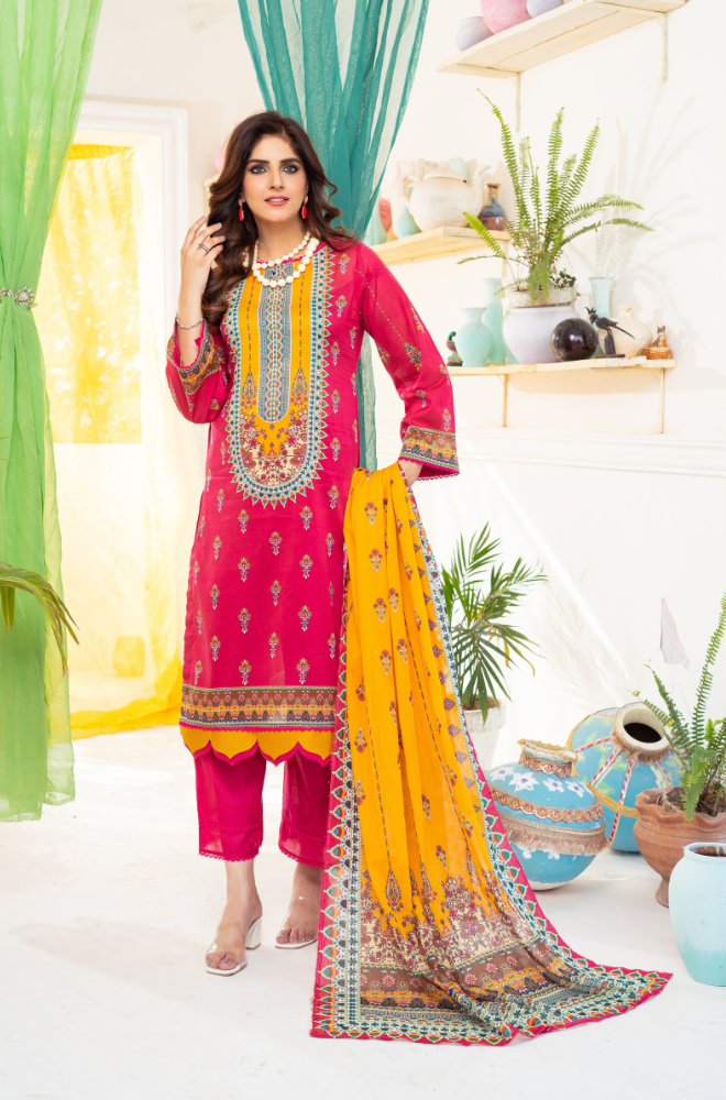 Kashish - Digital Printed Lawn ZF80