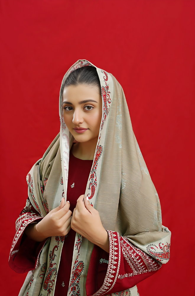 URGE - 3PC Lawn Embroidered ZF212