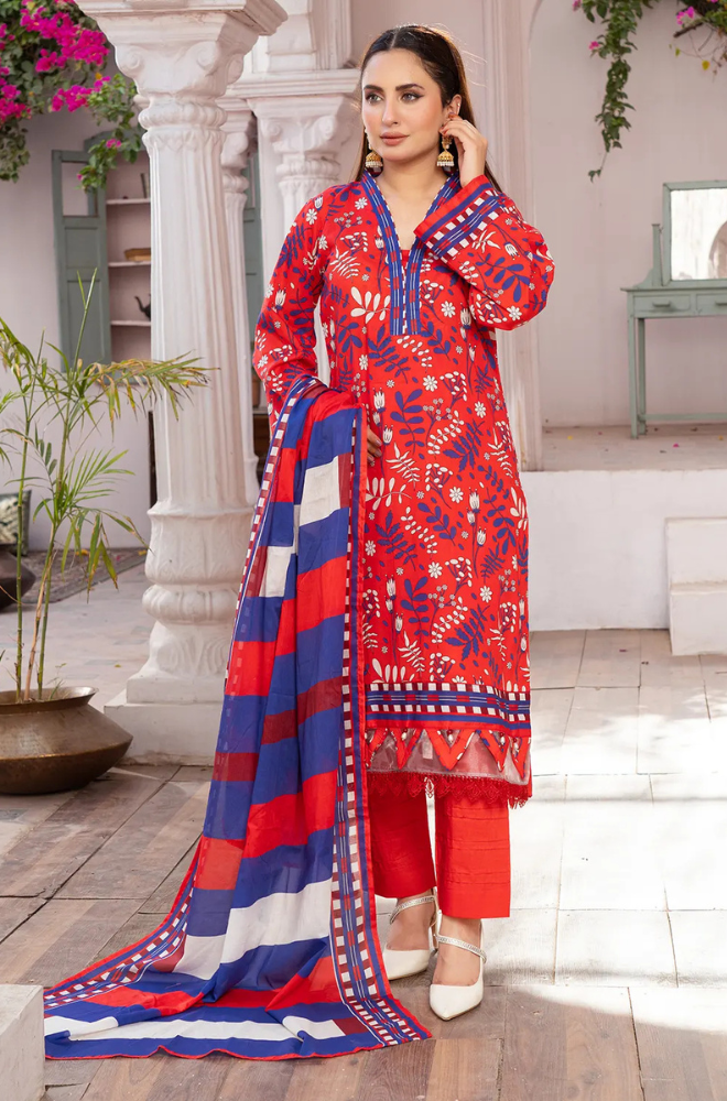 Sawariya - Digital Printed Lawn ZF96