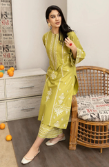 Urge - 3PC Dhanak Embroidered ZF59