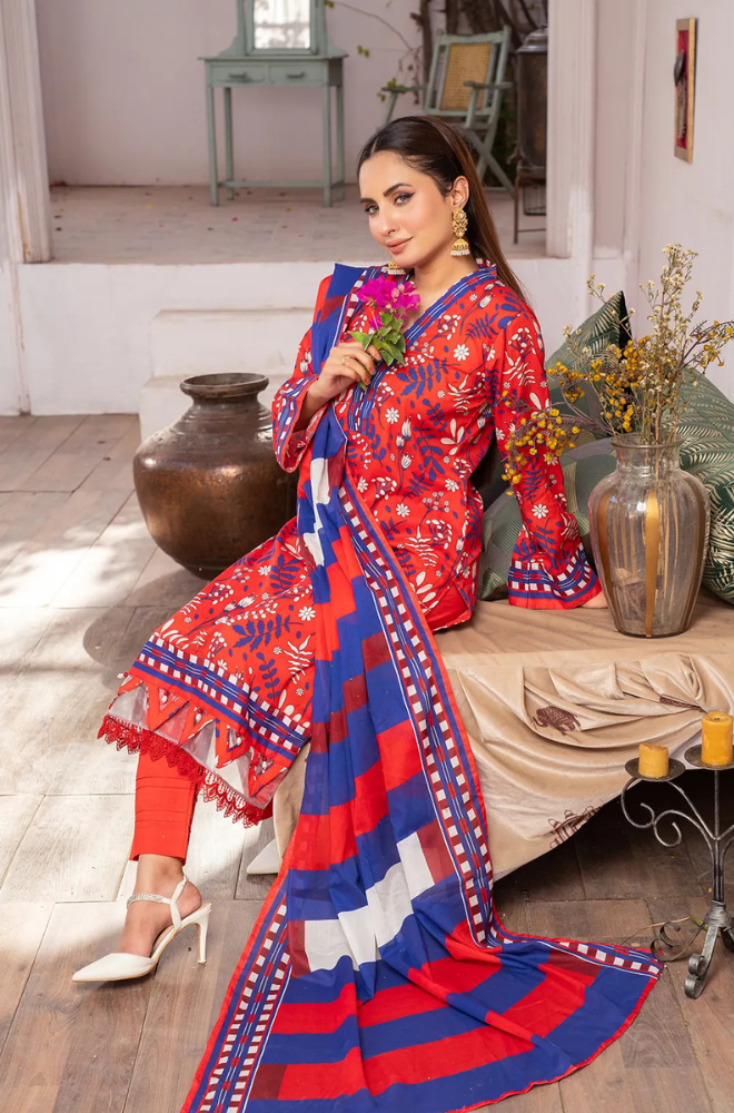 Sawariya - Digital Printed Lawn ZF96