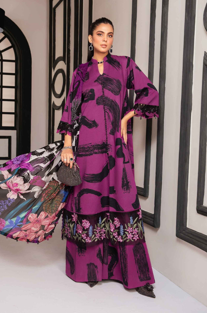 Maria B - 3PC Printed Lawn ZF128