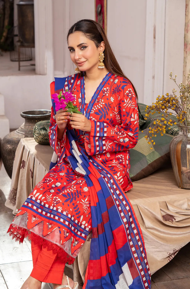 Sawariya - Digital Printed Lawn ZF96