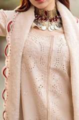 3PC - Lawn Embroidered with Manaar Embroidered Dupatta ZF243
