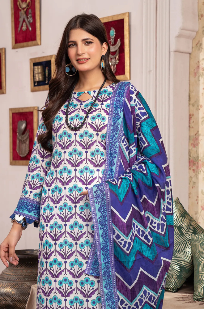 Sawariya - Digital Printed Lawn ZF95