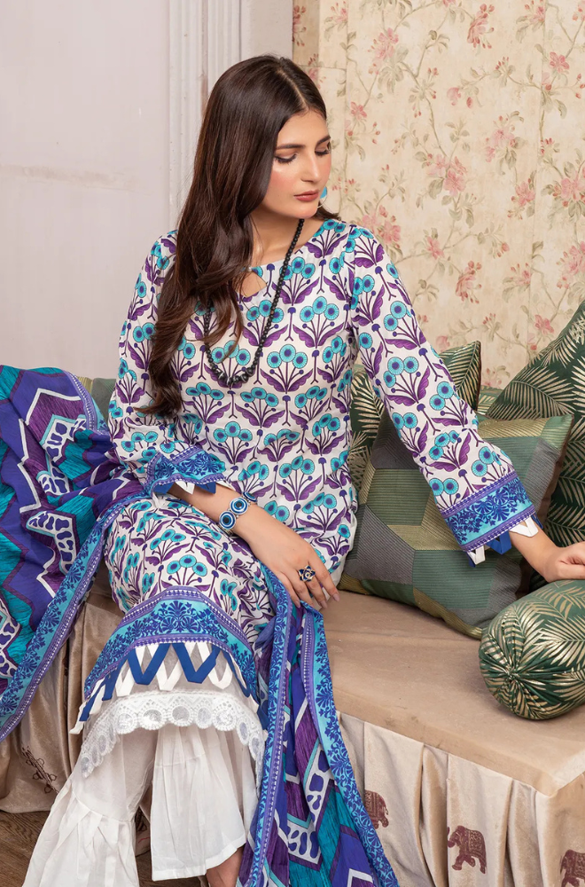 Sawariya - Digital Printed Lawn ZF95