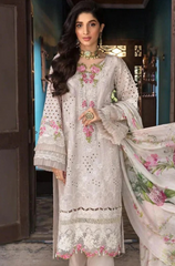 ELAF - 3PC Lawn Chikenkari Embroidered ZF247