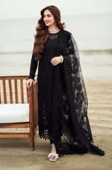 NUREH - 3PC Lawn Embroidered ZF233