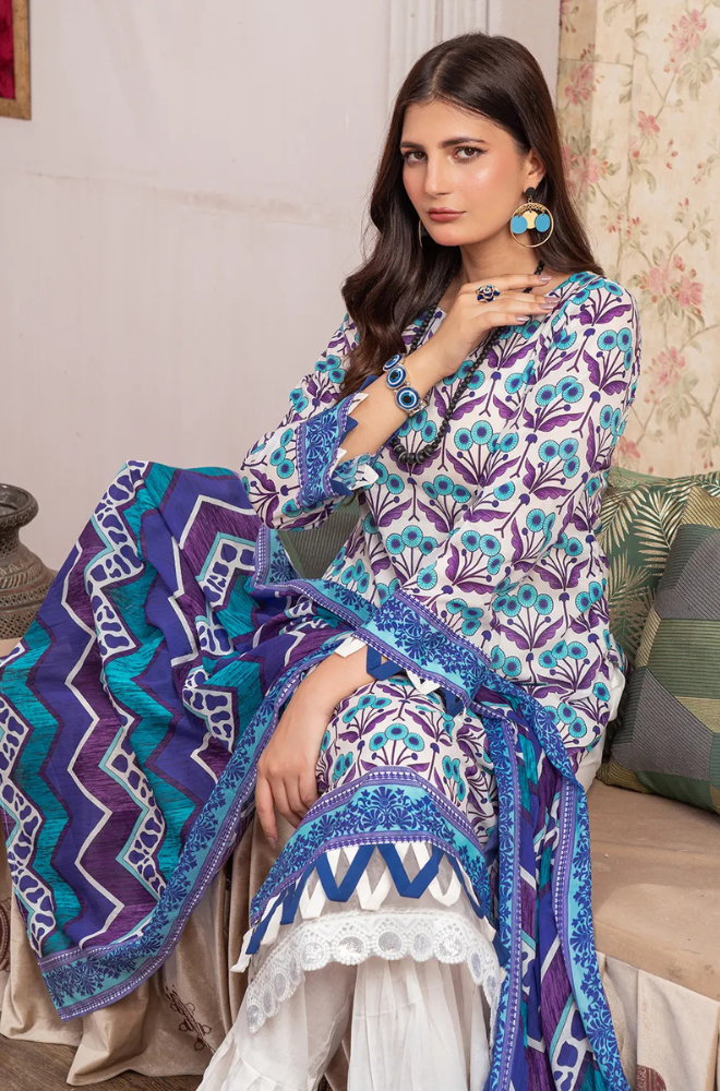 Sawariya - Digital Printed Lawn ZF95