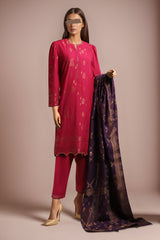 SAYA - 3PC Jacquard Lawn ZF105