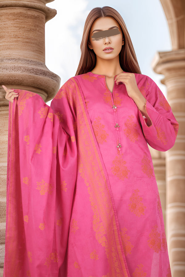 SAYA - 3PC Jacquard Lawn ZF103