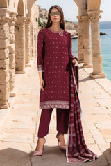 SAYA - 3PC Jacquard Lawn ZF101