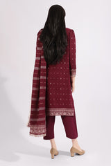 SAYA - 3PC Jacquard Lawn ZF101