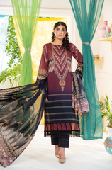 Kashish - Digital Printed Lawn ZF77