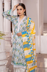 Sawariya - Digital Printed Lawn ZF93