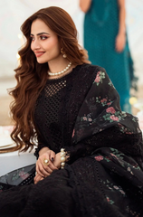 NUREH - 3PC Lawn Embroidered ZF233