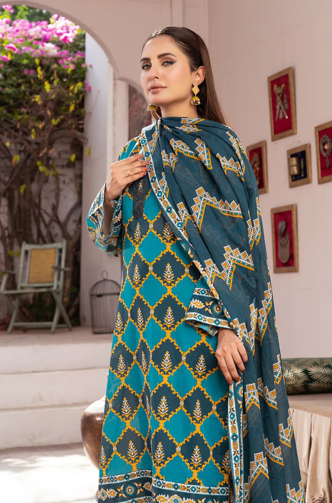 Sawariya - Digital Printed Lawn ZF92