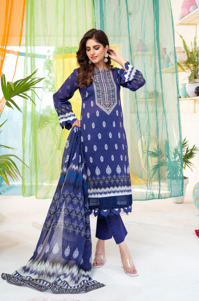 Kashish - Digital Printed Lawn ZF75