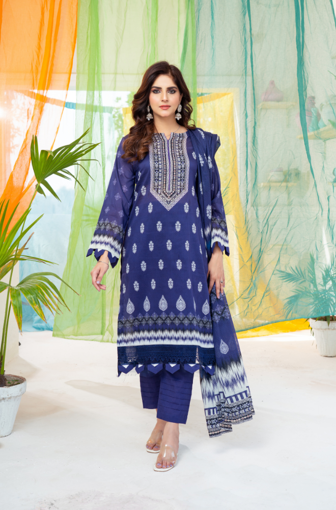 Kashish - Digital Printed Lawn ZF75