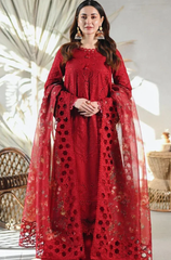 HANIA - 3PC LAWN Embroidered ZF249
