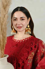 HANIA - 3PC LAWN Embroidered ZF249