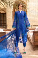 3PC - Lawn Embroidered ZF263