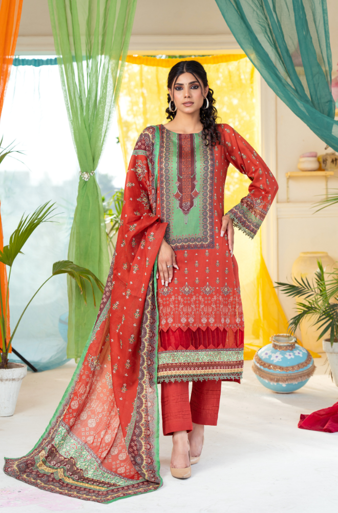 Kashish - Digital Printed Lawn ZF73