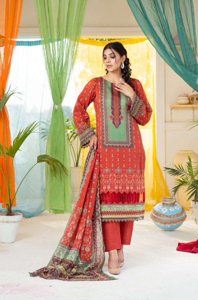 Kashish - Digital Printed Lawn ZF73