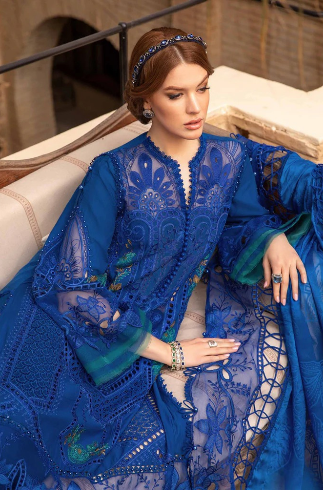 3PC - Lawn Embroidered ZF263