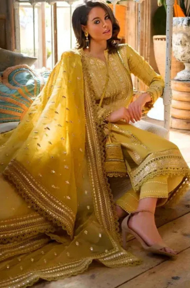RAY - 3PC Lawn Embroidered ZF253