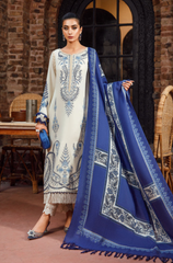 Maria B - 3PC Slub Khaddar Embroidered ZF56