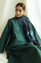 Zara Shahjahan - 3PC Dhanak Embroidered ZF01