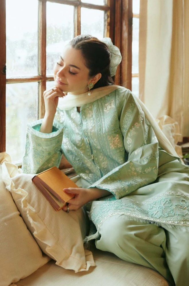 HAZE - 3PC Lawn Embroidered ZF257