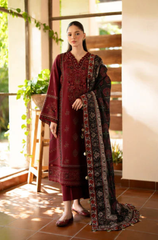BAROQUE - 3PC Lawn Embroidered ZF223
