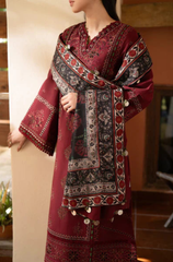 BAROQUE - 3PC Lawn Embroidered ZF223