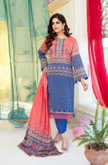 Kashish - Digital Printed Lawn ZF71