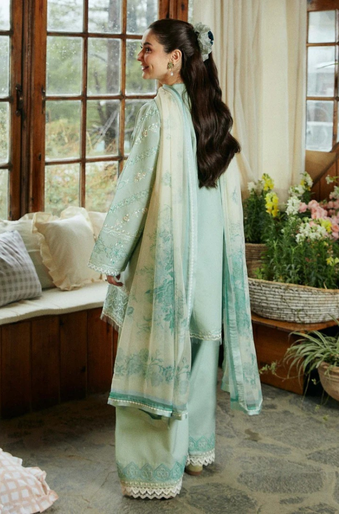 HAZE - 3PC Lawn Embroidered ZF257