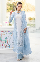 Denim Daze - 3PC Lawn Embroidered ZF258