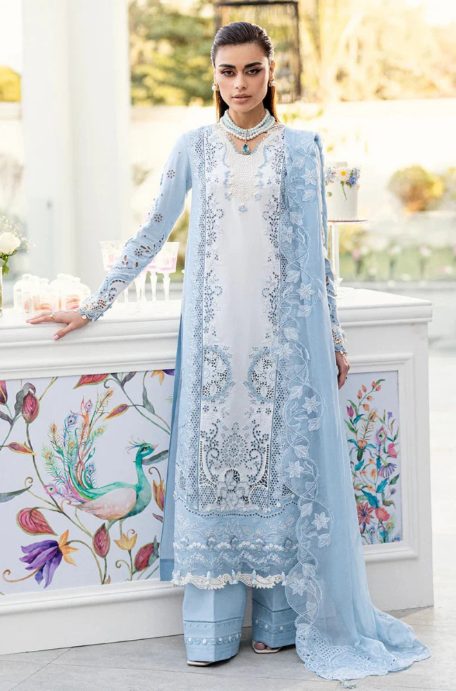 Denim Daze - 3PC Lawn Embroidered ZF258
