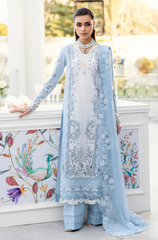 Denim Daze - 3PC Lawn Embroidered ZF258