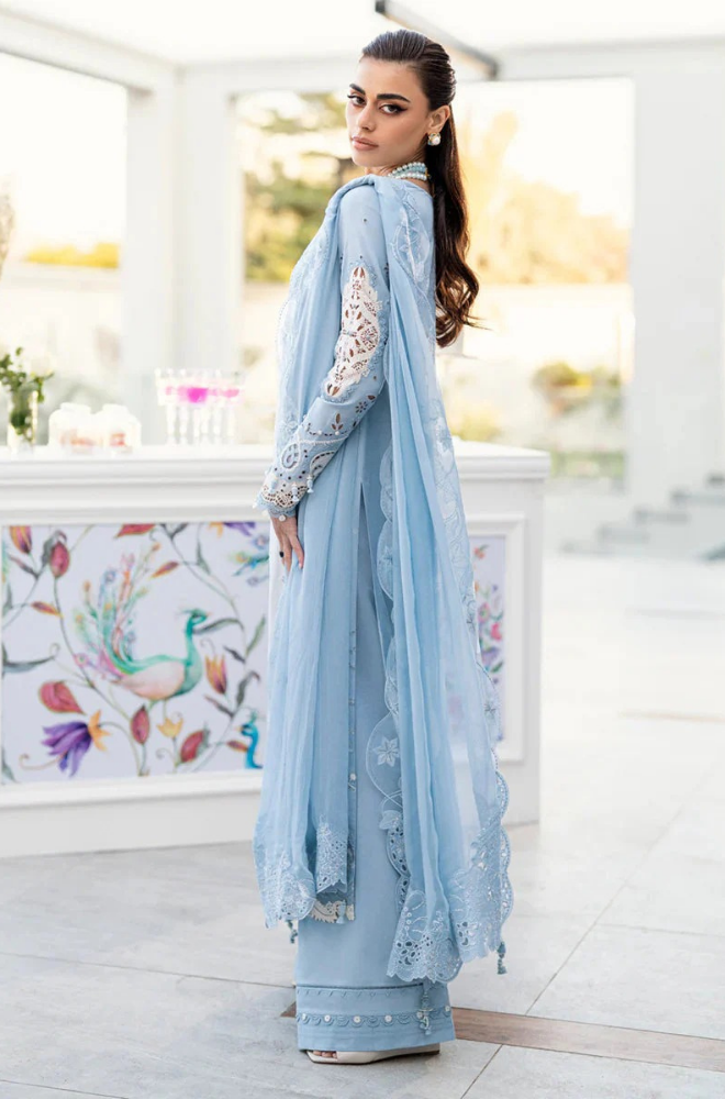 Denim Daze - 3PC Lawn Embroidered ZF258