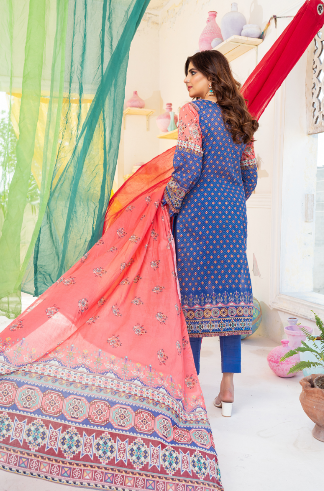 Kashish - Digital Printed Lawn ZF71