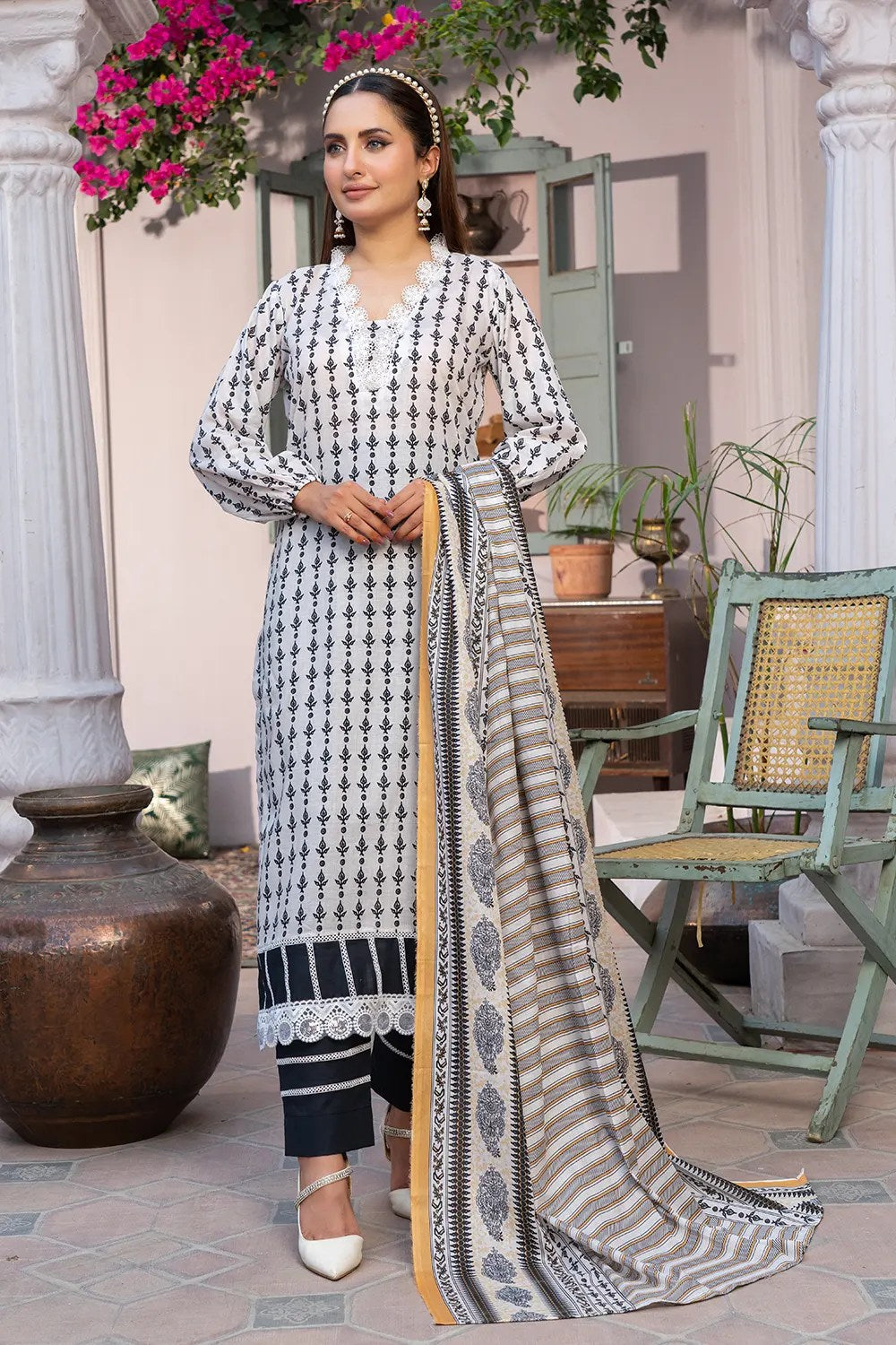 Shafaq - Digital Printed Lawn ZF89