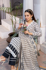 Shafaq - Digital Printed Lawn ZF89