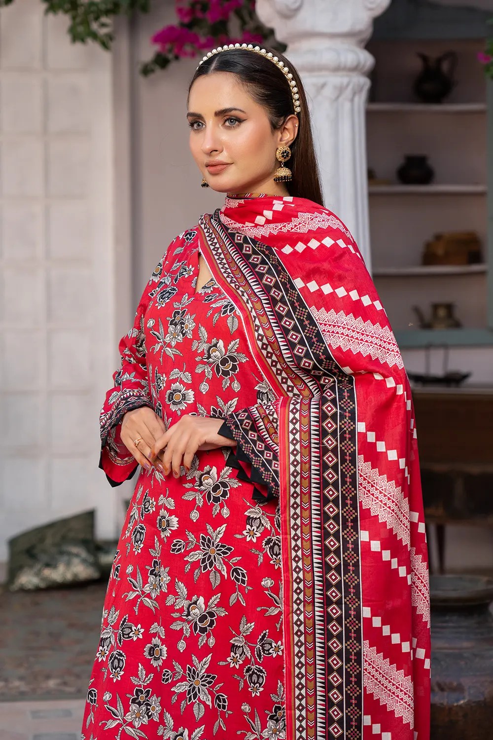 Shafaq - Digital Printed Lawn ZF83