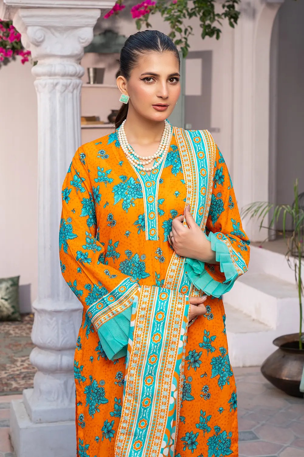 Shafaq - Digital Printed Lawn ZF81